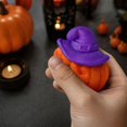 thumbnail image 3 of Squishy Relaxing Squeeze Fidget Toy, Hand‑operated Decompression Sensory Toy, Lightweight Portable Play Toy for Children Teens, Travel Use and Reward Gift Option(Witch Hat Pumpkin), 3 of 3