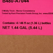 Thick-It Thickened Water Unflavored, 46 oz, Nectar Consistency, 4 Ct
