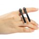 thumbnail image 1 of Juego de medidores de anillos de 2 piezas, anillo medidor de dedos de plástico para medir joyas ShuxiuWang 8390612961281, 1 of 1