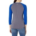 thumbnail image 2 of Soffe Womens Heathered Baseball Tee, 2 of 2