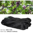 thumbnail image 2 of 25' x 25' Bird Netting Heavy Duty Nylon 3/4" Mesh Protect Fruit Trees, Plants and Vegetables, 2 of 5