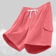 thumbnail image 4 of Pantalones Cortos para Hombre de Cintura Elástica con Bolsillos Secado Rápido Multi Bolsillo Pantalones de Natación Playa, 4 of 5