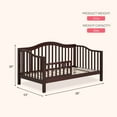 thumbnail image 2 of Dream On Me Austin Toddler Daybed, Espresso, 2 of 8