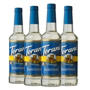 Torani Sugar Free Sweetener Syrup, 25.4 oz-4 Pack