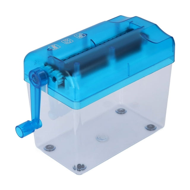 Trituradora de papel ANGGREK manual Caja Transparente 1 Litro Con Asa para 1 hoja A6
