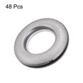 thumbnail image 3 of Unique Bargains 1-9/16'(40mm) Inner Dia. Plastic Curtain Grommets, Silver Tone, 48Pack, 3 of 5