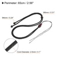thumbnail image 2 of Unique Bargains Jade Ropes Nylon Cord Necklace Holder Strings Emerald Rope, Black 5 Pack, 2 of 6