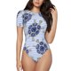 thumbnail image 1 of Fotbe Turtle with Blue Stones Body de Mujer con Cuello Redondo y Mangas Cortas, Sin Mangas Ajustado, Suave, Cómodo y Básico-X-Large, 1 of 7