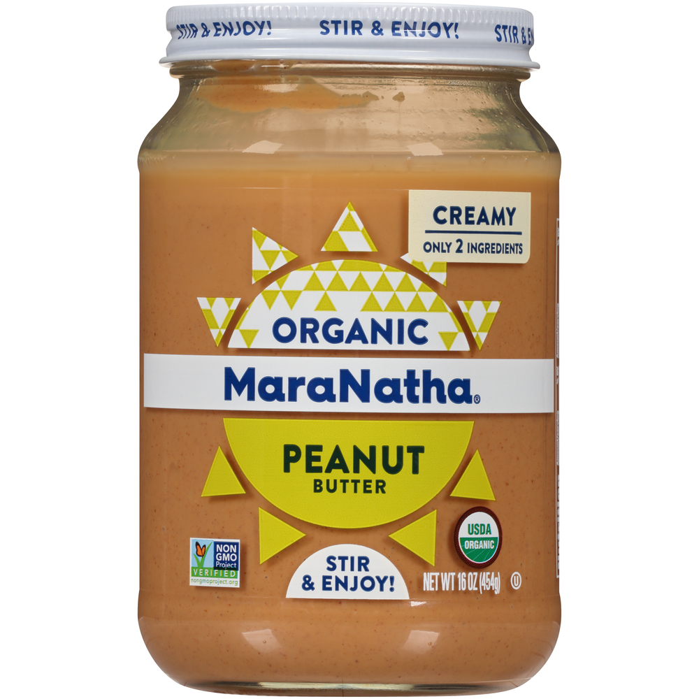 MaraNatha Organic Creamy Peanut Butter, 16 oz