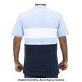 thumbnail image 2 of Playera George Talla G Polo con Franjas en Medio Azul, 2 of 4