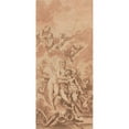 thumbnail image 3 of French School 10x18 Black Modern Framed Museum Art Print Titled - Venus at the Forge of Vulcan (18th Century), 3 of 5