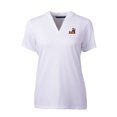 thumbnail image 2 of Women's Cutter & Buck White Arizona State Sun Devils Forge Stretch Blade V-Neck Top, 2 of 3