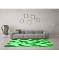 thumbnail image 3 of Ahgly Company Indoor Rectangle Abstract Green Modern Area Rugs, 7' x 9', 3 of 4
