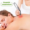 thumbnail image 2 of Acupuncture Pen USB Rechargeable Electronic Acupuncture Meridian Therapy Machine Massage Pen Relief Pain Tools with 3 Massage Heads 9 Levels, 2 of 5