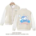 thumbnail image 4 of Sanrios Cinnamoroll Kuromi Pochacco-Chaqueta de uniforme de béisbol estampada para niños, abrigo de manga larga Kawaii, regalo para niños, 4 of 5
