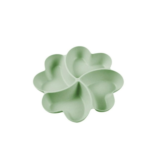 ONFD Assiettes à Collation avec Compartiments Assiettes Réutilisables avec Séparateurs Assiettes à Collation Bol à Collation avec Compartiments pour Fête à la Maison pour Bonbons Fruits Nourriture Sèche