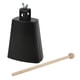 thumbnail image 2 of Campana de vaca de metal, instrumento de percusión manual, cencerro con palo para juego de batería, 5 pulgadas/12,7 cm, 2 of 14