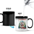 thumbnail image 3 of Merry Christmas Santa Reindeer Antlers Bulldog Sleigh Xmas Winter Holiday Heat Color Changing Mug Dog Lover Gifts Idea Magic Coffee Mug - 00023, 3 of 4