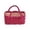 Hot Pink, variant on Gingham Bow Decor Storage Basket Portable Fabric Nursery Storage Hamper Multi‑Purpose Sundries Organizer Bin Cotton Quilted Home Storage Caddy For Bedroom Dorm Bathroom(Hot Pink-22.5x13x12cm)