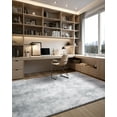 thumbnail image 5 of VEVOR Indoor Plush Area Rugs, 9 x 12 ft Soft Plush Carpet, Furry Shag Area Rugs for Living Room, Bedroom, Modern Home Decor Aesthetic Long-Pile Rug, Non-Shedding, Slip-Resistant, Tie-Dye Light Gray, 5 of 9
