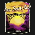 thumbnail image 2 of Girl's Dumbo Florida Postcard Graphic Tee Black Medium, 2 of 4