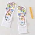 thumbnail image 5 of Wiywef 2Sets Massage Stick Reflexology Socks Reusable Foot Pain Relief Foot Pressure Point Socks With Massage Tool Relieve Tired Feet, 5 of 7