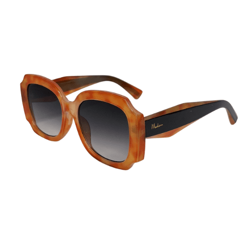 Ascend Oversized Women's Tortoise Square Sunglasses, Orange, 1