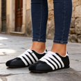 thumbnail image 6 of Knivor Slip On Casual Sneakers for Women Elastic Crisscross Strap Low Top Fashion Sneakers Non Slip Flat Lightweight Retro Walking Casual Shoes, 6 of 9