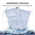 thumbnail image 5 of Raindrops Canvas Waterproof Tarpaulin Sun Cover for Outdoor (300X200CM), 5 of 7