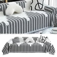 thumbnail image 1 of 1PC Sofa Cover Sofa Cover Washable Pet Protective Sofa Cover For Sectional Sofa Reversible Sofa Cover Comfortable Sofa Cover Suitable All Seasons Black, 1 of 8
