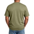 thumbnail image 4 of Zimjoy Big and Tall Men's Tee Shirts L-5XL Crew Neck Short Sleeve T Shirt Relaxed Fit Basic Casual Everyday Tee Army Green 4XL, 4 of 6