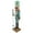 LL0130, variant on Christmas Wooden Coastal Nutcrackers King Figure Beach Holiday Decors 38Cm Height Stable Base Tabletop Art Ornament Gift