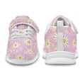 thumbnail image 4 of Psesaysky Daisy Pattern Printed Shoes for Children Girls Hook & Loop Breathable Comfortable Sneakers Casual Shoes Size 11-15, 4 of 7