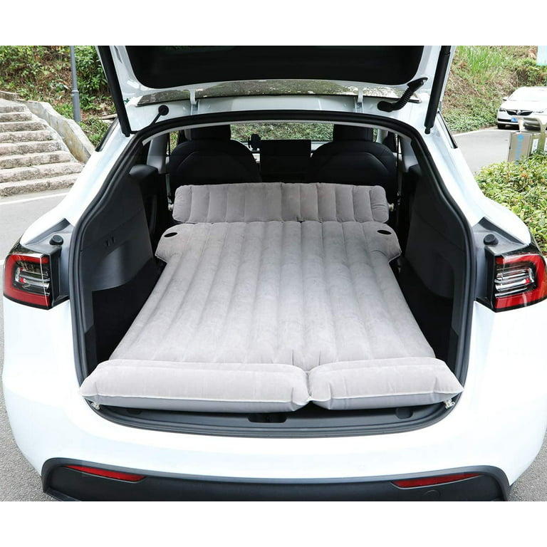 Tesla Air Mattress Camping Back Seat Car Air Bed Travel Inflatable Vehicle  SUV Soft Flocking Portable for Camping Travel(with Air Pump) Model S/X/3/Y  Gen 2 