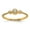Yellow, variant on Diamond2Deal 14k White Gold Roped Band for Women Petite 3-Stone 1/15 carat Round Diamond Complete Promise/Engagement Ring for Women Size- 7
