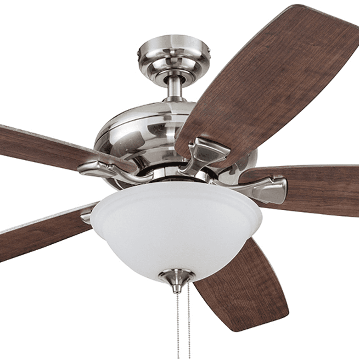Honeywell Valleyview 52" Satin Nickel 5-Blade Bowl Ceiling Fan