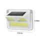 thumbnail image 3 of RKSTN Solar Light Solar Outdoor Lights Motion Sensor Solar Powered Lights 3 Modes Wall Security Lights For Fence Yard Garden Patio Front Door, 3 of 9
