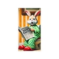 thumbnail image 2 of strola Toys Colorful Easter Door Banner 70x35 in, Large Easter Backdrop for Wall Door Party Decorations, Reusable Polyester Easter Wall Hanging for Holiday Home Garden Decor, 2 of 9