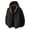 Black, variant on Mens Jackets Zipper Plaid Coats Splicing Long Sleeved Cardigan Hooded Jacket Coats for Men