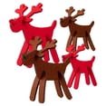 thumbnail image 2 of Toyvian 4Pcs Indoor Reindeer Decor Nonwoven Fabric Elk Figurine for Christmas, 2 of 3