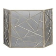 thumbnail image 1 of Uttermost Ecran de Cheminée Contemporain en Fer Armino le Plus en Argent, 1 of 3