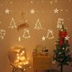 thumbnail image 3 of Árbol de Navidad Ciervo Campanas Luces de cadena Guirnalda de luces Eu Plug A Afortunado Sencillez, 3 of 5