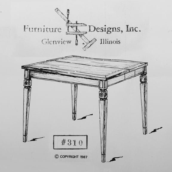 Woodcraft Project Paper Plan To Build Folding Card Table - Material Not Included