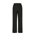 thumbnail image 6 of aidice Yoga Pants for Women Elastic Waist Slim Pants with Pockets Athletic Workout Gym Trousers Solid Color, 6 of 7