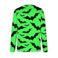 thumbnail image 4 of Sweat à Capuche Mode pour Femmes 2023 Classique Imprimé Halloween Col Rond Manches Longues Chandail en Molleton Ample 50 % de Réduction Costumes Halloween/noël, 4 of 4