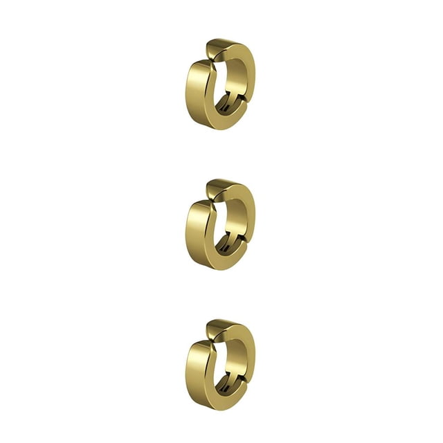 Qarigey Clip de oreja para hombre, pendientes sin perforación, aro de acero inoxidable para fiesta, mujeres de moda, Punk, accesorios de Type1 NO1