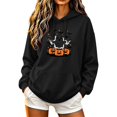 thumbnail image 3 of Jsaierl Womens Halloween Sweatshirts Plus Size Graphic Pullover Hoodies Fall Holiday Long Sleeve Shirt Tops Halloween Clothes, Sizes S-2XL, 3 of 6