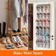 Lifewit Over The Door Hanging Shoe Organizer 24 Mesh Pockets Hanging