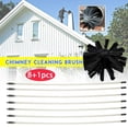 thumbnail image 1 of MYG Chimney Cleaner Sweep Inner Wall Cleaning Brush Tool 8 Flexible Rods Kit, 1 of 9