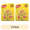 (2 pack) Carmex Classic Medicated Lip Balm Jars, Lip Protectant, 0.25 oz Each, 3 Count